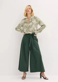 Tunikabluse aus leichtem Crêpe