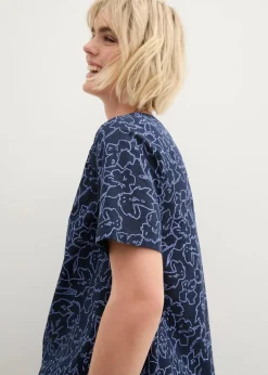 Tunikabluse aus reiner Baumwolle