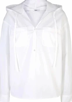 Tunikabluse aus reiner Bio-Baumwolle