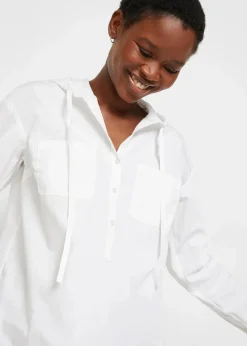 Tunikabluse aus reiner Bio-Baumwolle