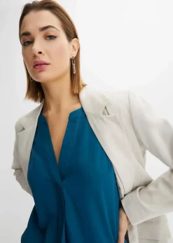 Tunikabluse aus reiner Viskose