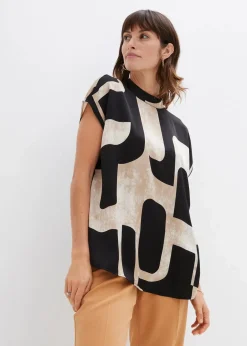 Tunikabluse aus Satin