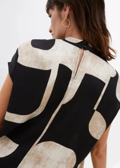 Tunikabluse aus Satin