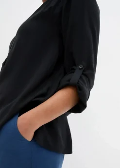 Tunikabluse aus softer Viskose