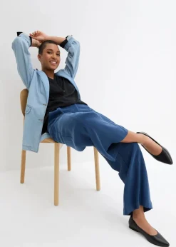 Tunikabluse aus softer Viskose