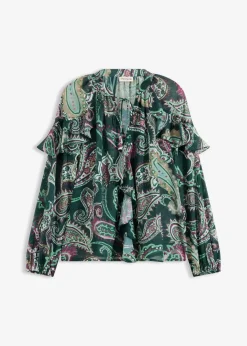 Tunikabluse mit Volants