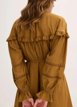 Tunika-Kleid aus feinem Viskose-Mix