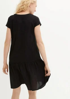 Tunikakleid aus feiner Viskose