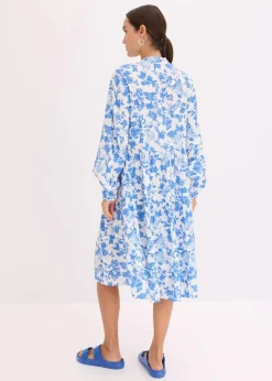 Tunika-Kleid aus fließender Viskose