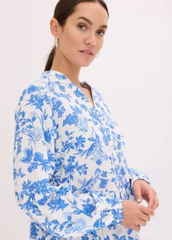 Tunika-Kleid aus fließender Viskose