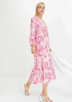 Tunika-Kleid aus fließender Viskose