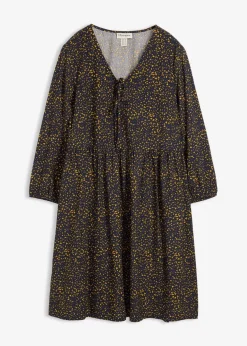 Tunika-Kleid aus fließender Vikose