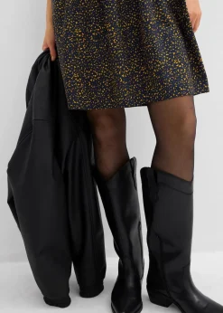 Tunika-Kleid aus fließender Vikose