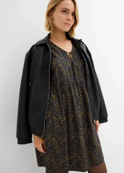 Tunika-Kleid aus fließender Vikose