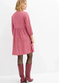 Tunika-Kleid aus fließender Vikose