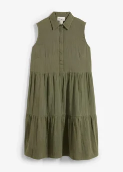 Tunika-Kleid aus luftigem Musselin