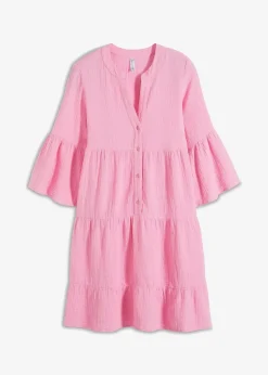 Tunika-Kleid aus reiner Baumwolle