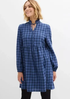 Tunika-Kleid aus reiner Baumwolle