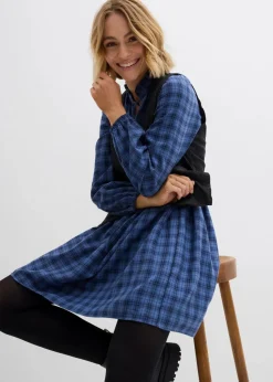 Tunika-Kleid aus reiner Baumwolle