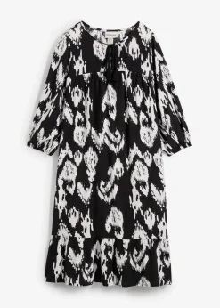 Tunika-Kleid aus reiner Viskose