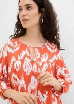 Tunika-Kleid aus reiner Viskose