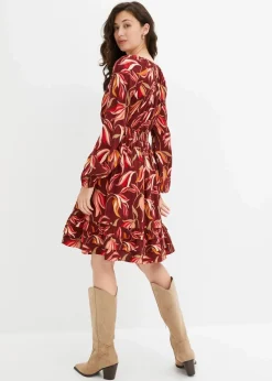 Tunika-Kleid aus reiner Viskose