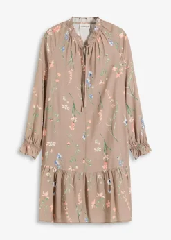 Tunika-Kleid aus reiner Viskose