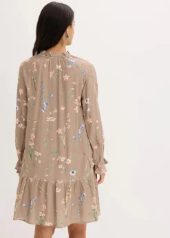 Tunika-Kleid aus reiner Viskose