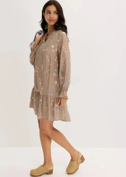 Tunika-Kleid aus reiner Viskose