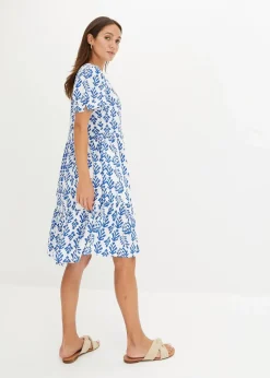 Tunika-Kleid aus reiner Viskose