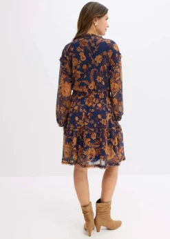 Tunika-Kleid aus softem Mesh