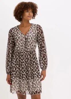 Tunika-Kleid aus softem Mesh