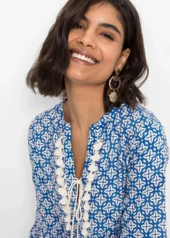 Tunika-Kleid aus softer Viskose