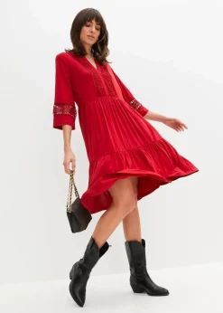 Tunika-Kleid aus softer Viskose