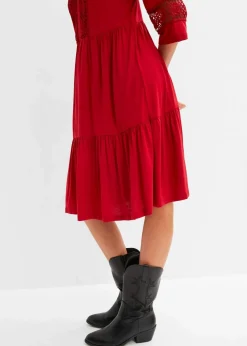 Tunika-Kleid aus softer Viskose