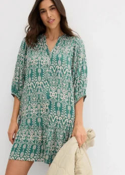 Tunika-Kleid aus softer Viskose