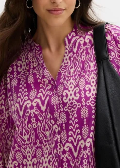 Tunika-Kleid aus softer Viskose