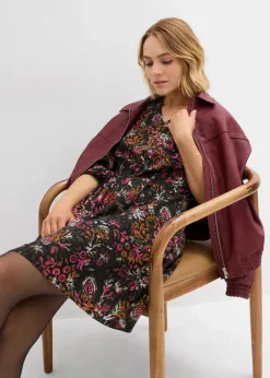 Tunika-Kleid aus softer Viskose