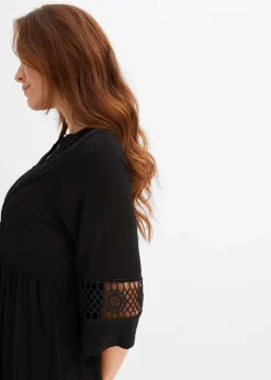 Tunika-Kleid aus softer Viskose