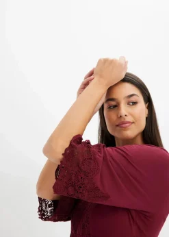 Tunika-Shirt aus Viskose