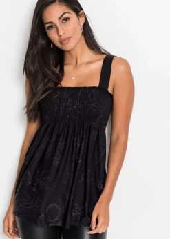 Tunikatop aus Viskose-Mix