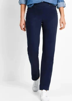 Twill Treggings aus elastischem Baumwoll-Mix