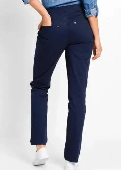 Twill Treggings aus elastischem Baumwoll-Mix