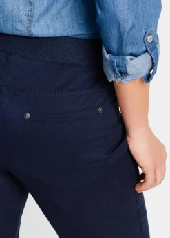 Twill Treggings aus elastischem Baumwoll-Mix