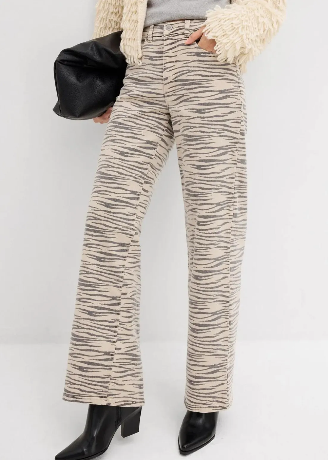 Twillhose aus elastischem Baumwoll-Mix