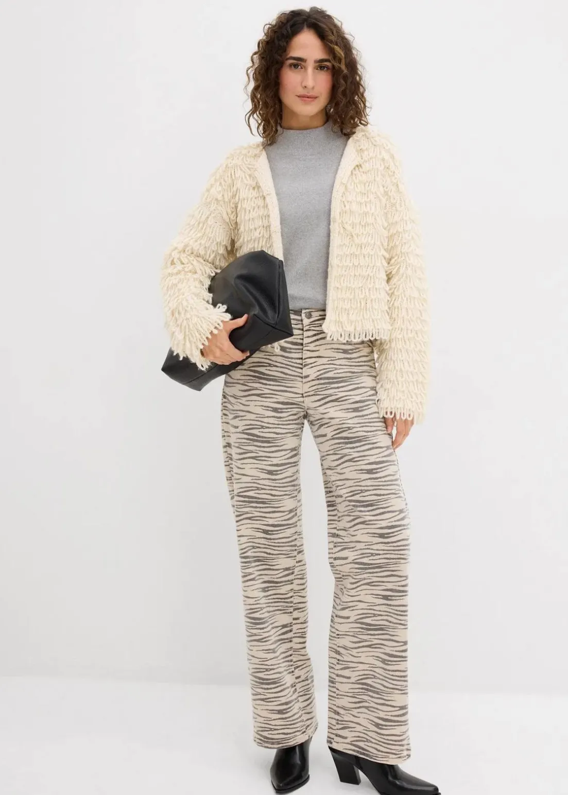 Twillhose aus elastischem Baumwoll-Mix