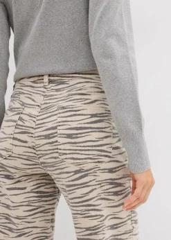 Twillhose aus elastischem Baumwoll-Mix