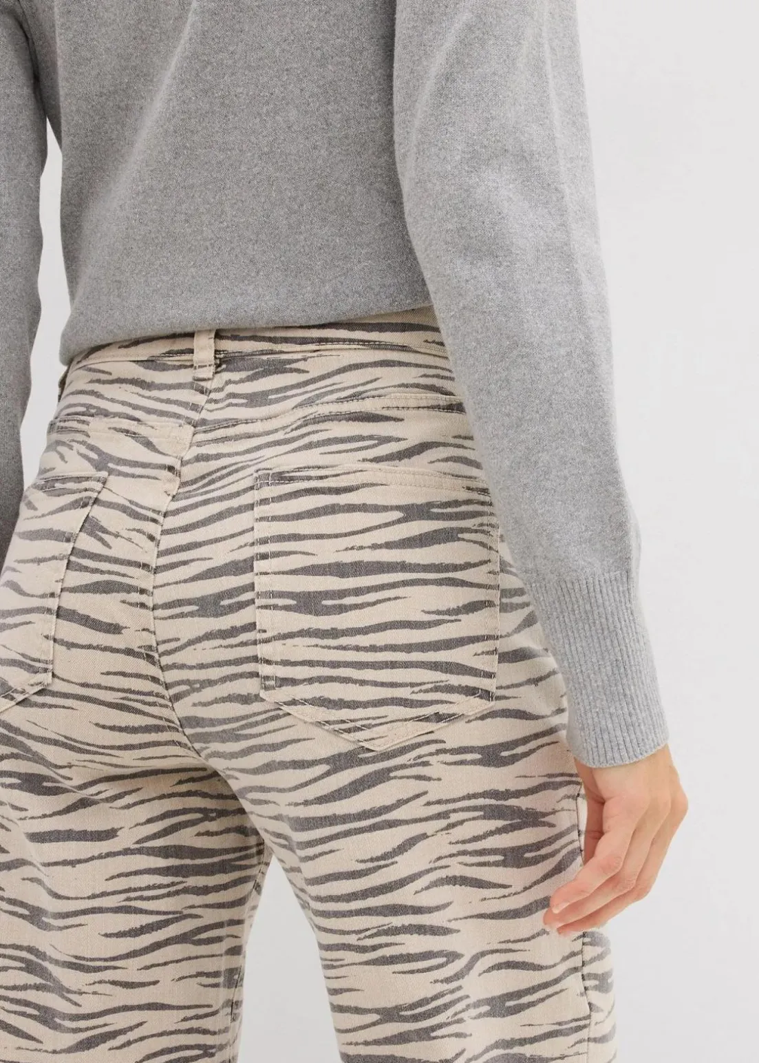 Twillhose aus elastischem Baumwoll-Mix