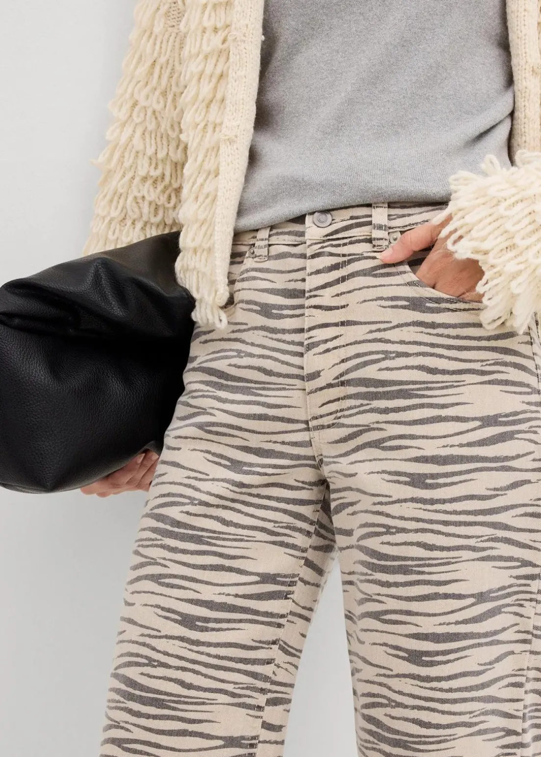 Twillhose aus elastischem Baumwoll-Mix