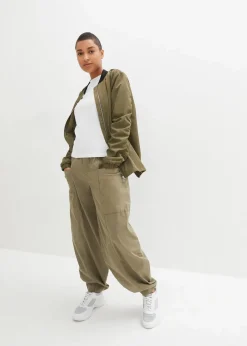 Twillhose aus elastischem Baumwoll-Mix